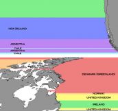 If You’re On The Beach, This Shows You What’s Across The Ocean