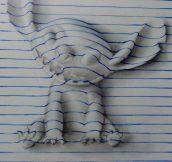 3D Notepad Art