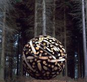 Sphere Made Out Of Wood