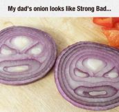 And When You Cut The Onion You Become Strong Sad