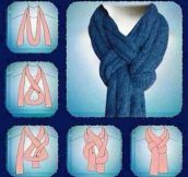 A New Way To Tie Your Scarf