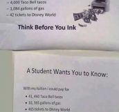 A Student Wants You To Know