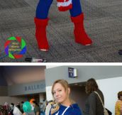 Captain America Knitted Costume