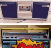 Painted Boombox