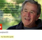 Is George Bush Even Real?