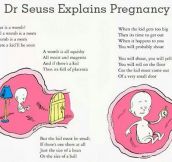 Dr. Seuss Explains Us Pregnancy