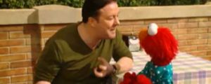 Elmo Teaches Ricky Gervais A Lesson