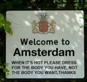 Welcome To Amsterdam Visitor