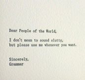 A Letter To All The People Of The World
