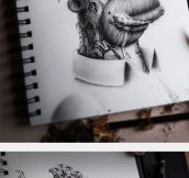 Amazing Sketches Of Famous Characters