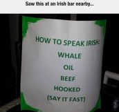 How To Speak Irish