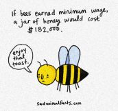If Bees Were Paid For Their Work