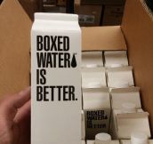 Now We Have Boxed Water