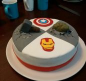 The Avengers Cake