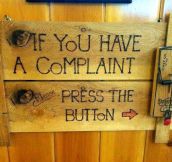 Do You Have A Complaint?