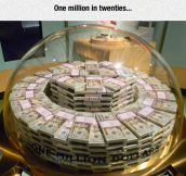 One Million Dollars At The Money Museum in Chicago
