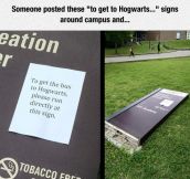 To Get To Hogwarts…
