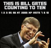 How Bill Gates Counts To Ten