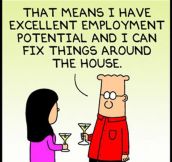 Dilbert Knows What’s Up