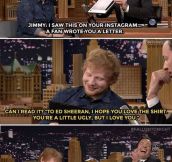 Poor Ed Sheeran