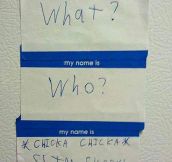 Best Use Of Name Tags I’ve Ever Seen