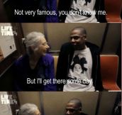 Jay-Z Talking To This Old Lady Is Pretty Damn Adorable