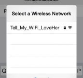 Clever WiFi Name