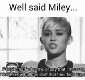One Point For Miley
