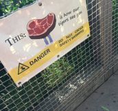 London Zoo Warning