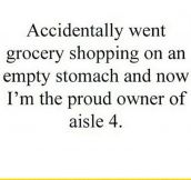 Don’t Go Shopping On An Empty Stomach