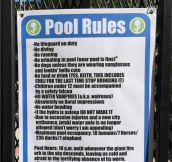 New Pool Rules