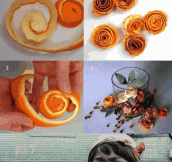 Making Orange Roses