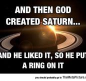 Then God Created Saturn