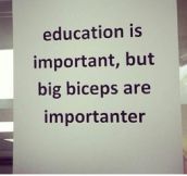 Sign At The Gym