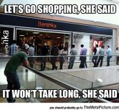 When Women Decide To Go Shopping