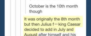 Something You Probably Didn’t Know About October