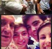 Ever Met A Pope So Chill, He Takes Time To Be In Your Selfie?