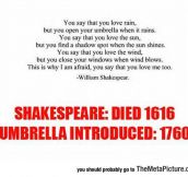William Shakespeare, The Visionary