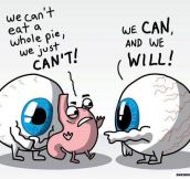 Your Eyes Vs. Your Stomach