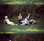 Family’s Picnic Gets Interrupted