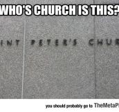 Wait, Who’s Church Is This?