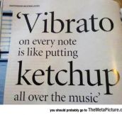 Using Too Much Vibrato