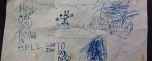20 Disturbing Pictures Drawn By Kids