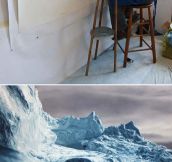Realistic Icebergs By Zaria Forman