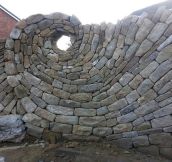 Spiral Stone Wall