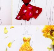 Real Flower Petals As Clothing
