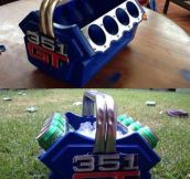 Beer Cooler Engine, I Need This In My Life