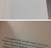 Some Of The Best Book Dedications Ever