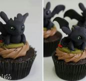 Toothless Cupcakes