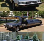 A Special Limo Made From Three Deloreans